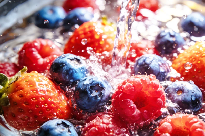 Fruits rouges mélangés